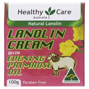 [PRE-ORDER] STRAIGHT FROM AUSTRALIA - Healthy Care Lanolin Cream With Evening Primrose Oil 100g